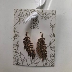 NWT Feather Earrings